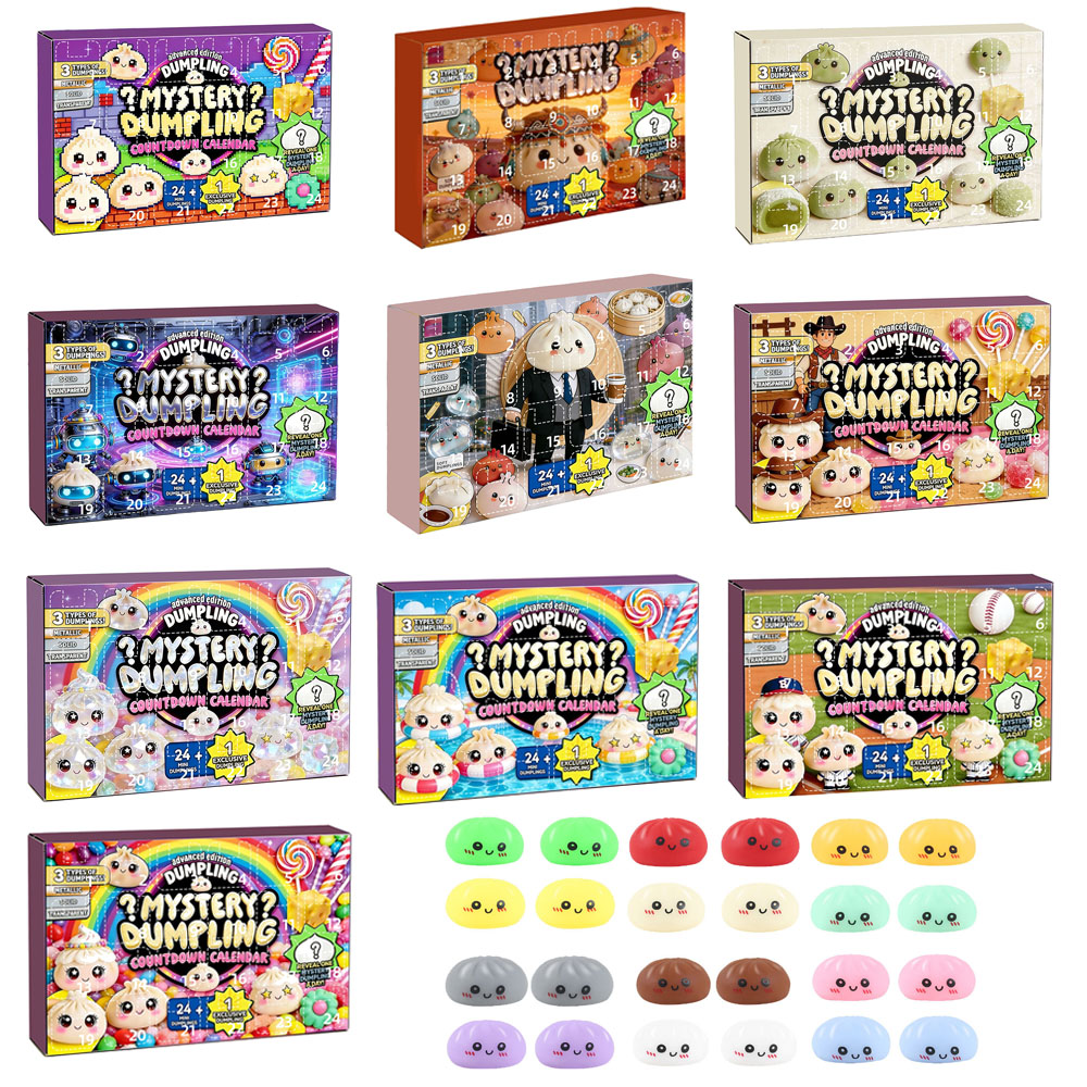 Mystery Box Blind Bag - Calendario dell'Avvento Sorpresa con 24 Giorni