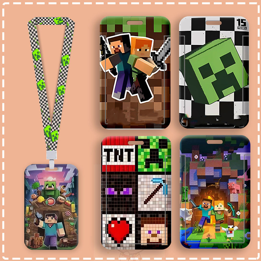 Card Top Loader - Portacarte con cordino a tema cartoni