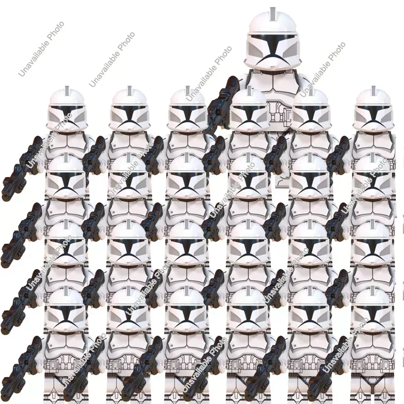 Lego Minifigure Holder - HEROCROSS 25 Pezzi Nuovi Soldati Clone