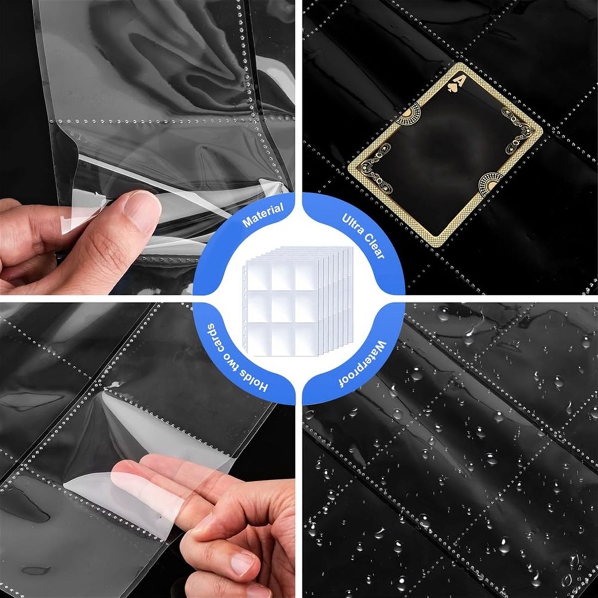 Trading Card Binder - PHONE&GEAR Confezione da 120 Fogli Protettivi