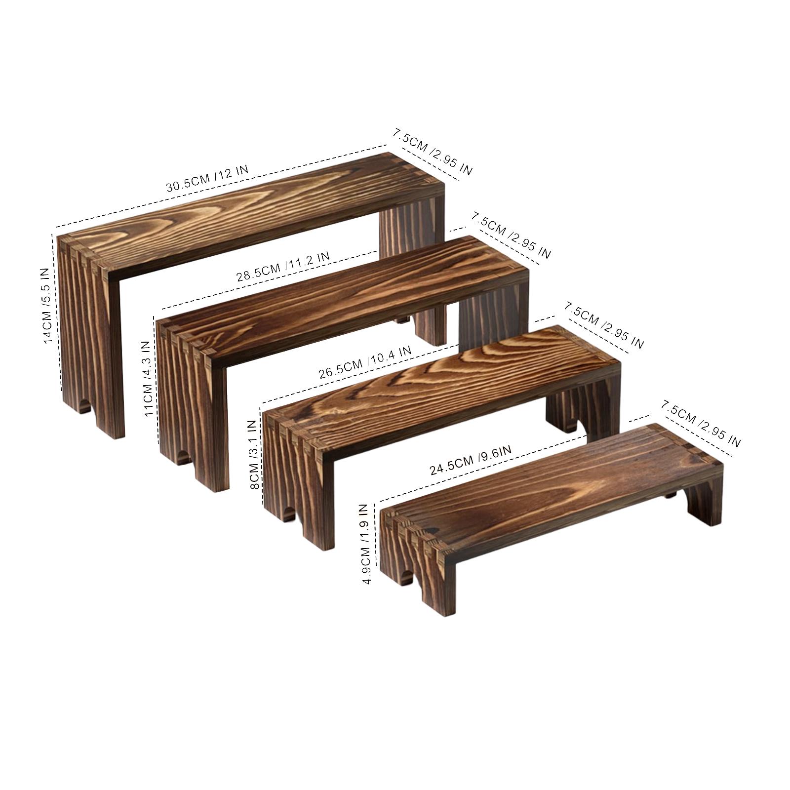 Display Risers Set - Set di 4 Supporti Impilabili in