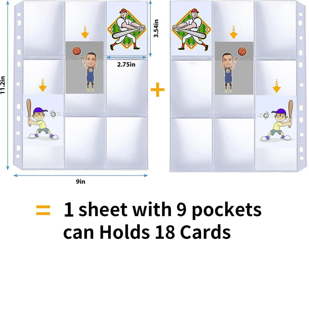 Confezione da 50 Fogli Portaca - Trading Card Binder recensione e prezzo