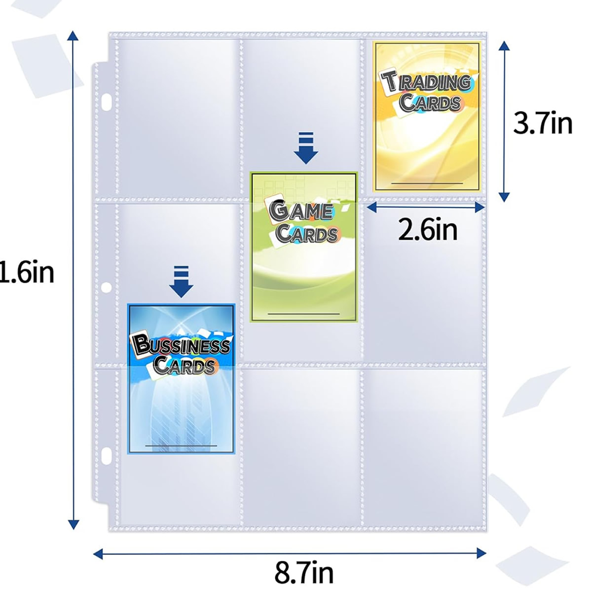 Confezione da 50 Fogli Portaca - Trading Card Binder recensione e prezzo