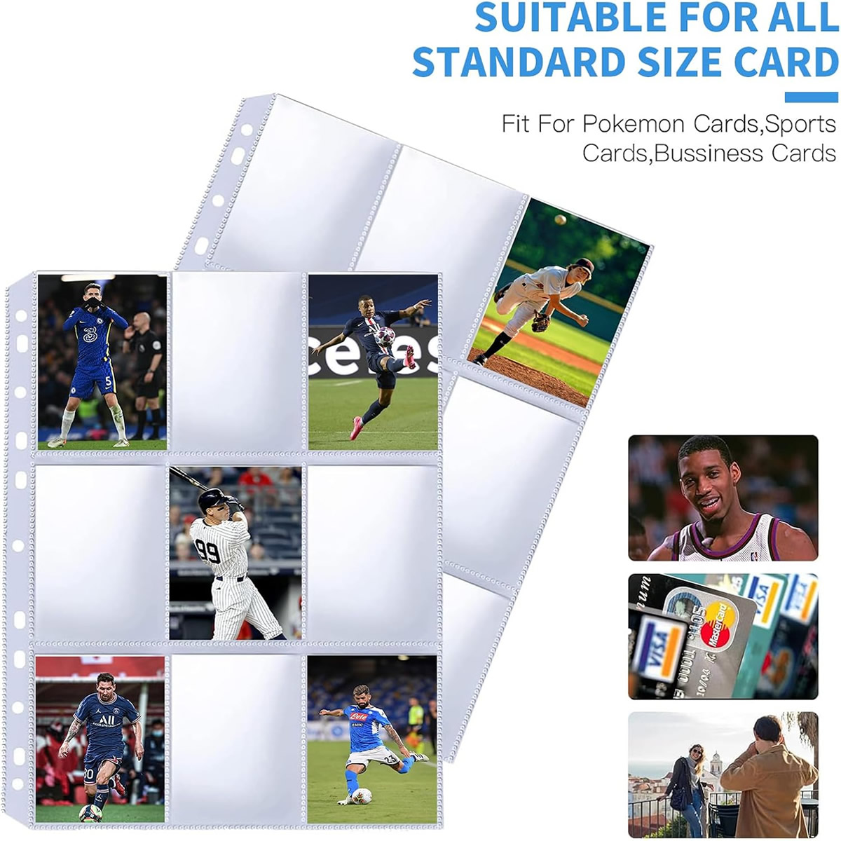 Confezione da 50 Fogli Portaca - Trading Card Binder recensione e prezzo