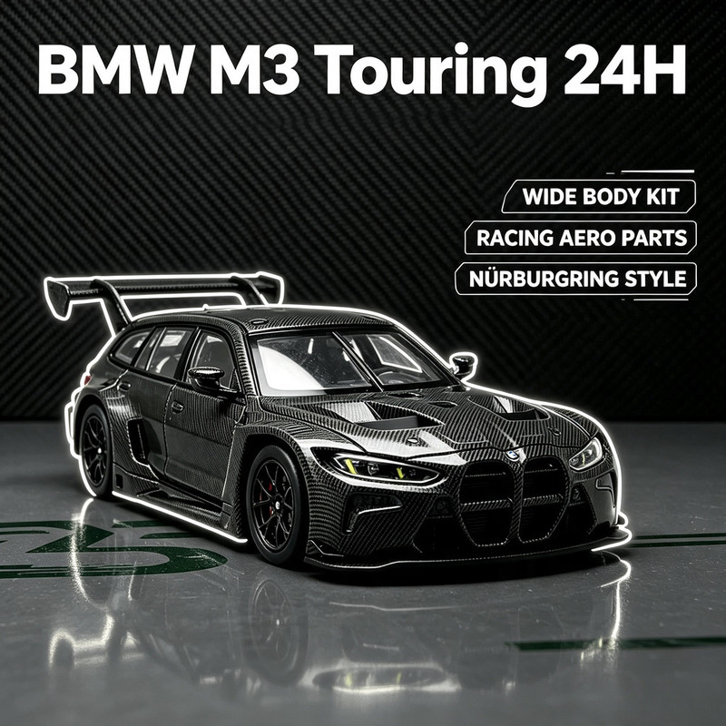JiCar 1/64 BMW M3 touring 24H  - Die Cast Car 1 64 recensione e prezzo